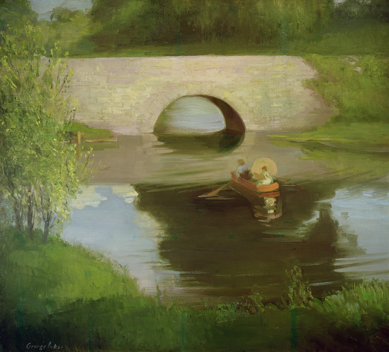 Central Park (olej na plátně) od George Benjamin Luks