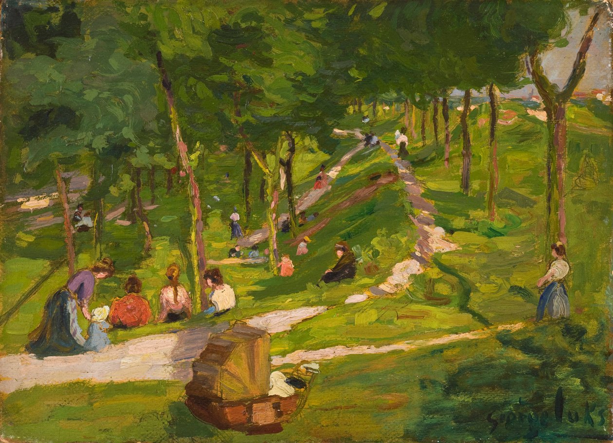 New York Park od George Benjamin Luks