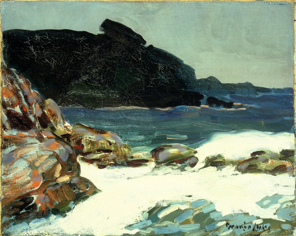 The Ledge, Elizabeth, Maine (olej na plátně) od George Benjamin Luks