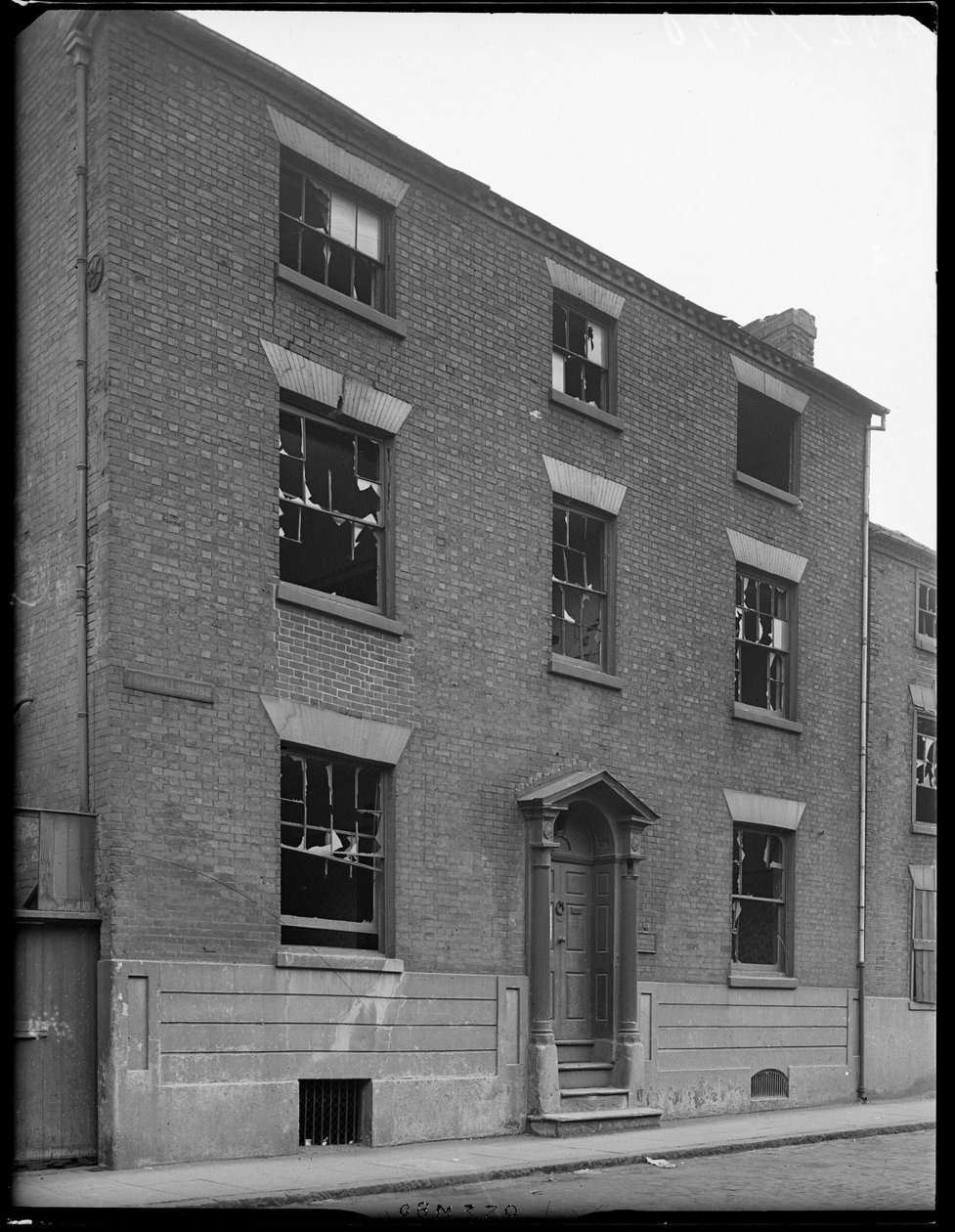 Chapel House, Chapel House Street, Deritend, Digbeth, Birmingham, 1941. od George Bernard Mason