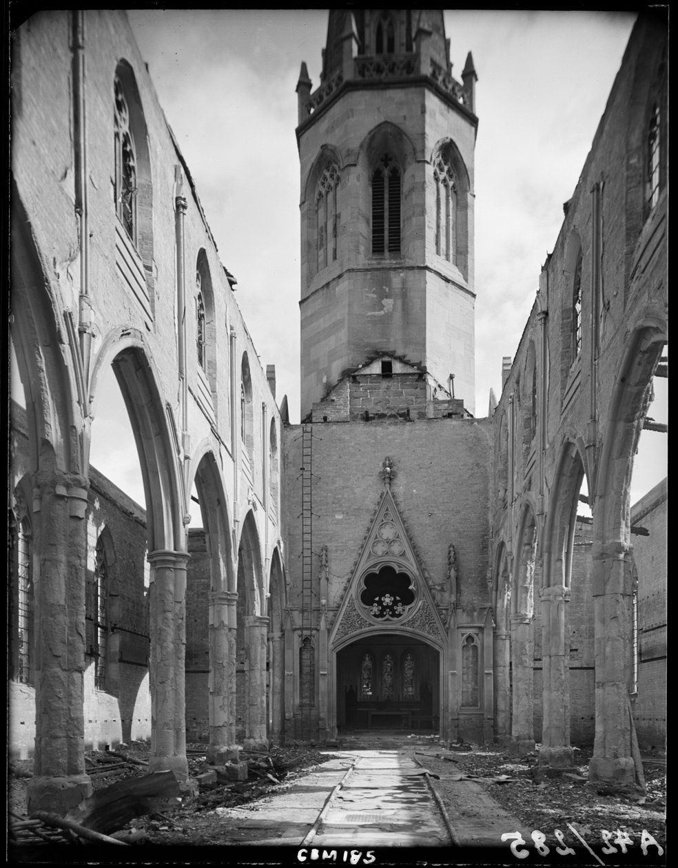 Christ Church, New Union Street, Coventry, 1941. od George Bernard Mason