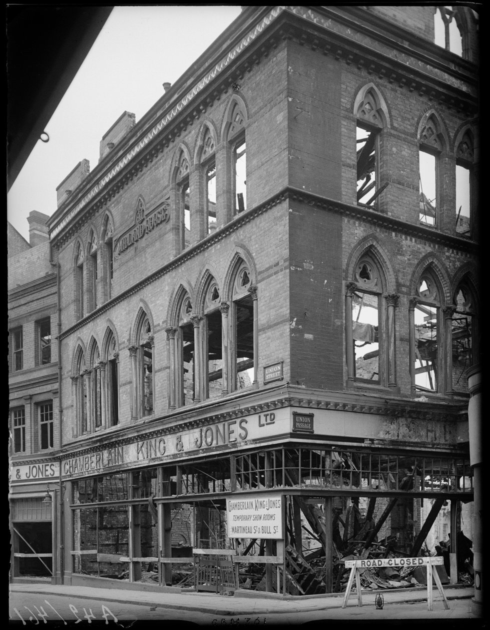Midland House, 30 Union Street, Ladywood, Birmingham, 1941. od George Bernard Mason