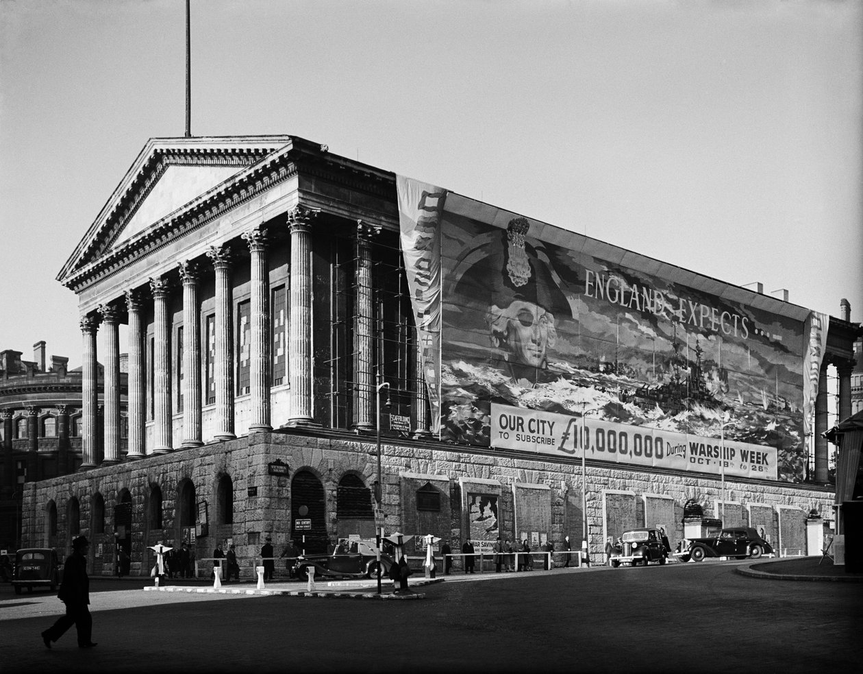 Radnice, Victoria Square, Birmingham, 1941. od George Bernard Mason