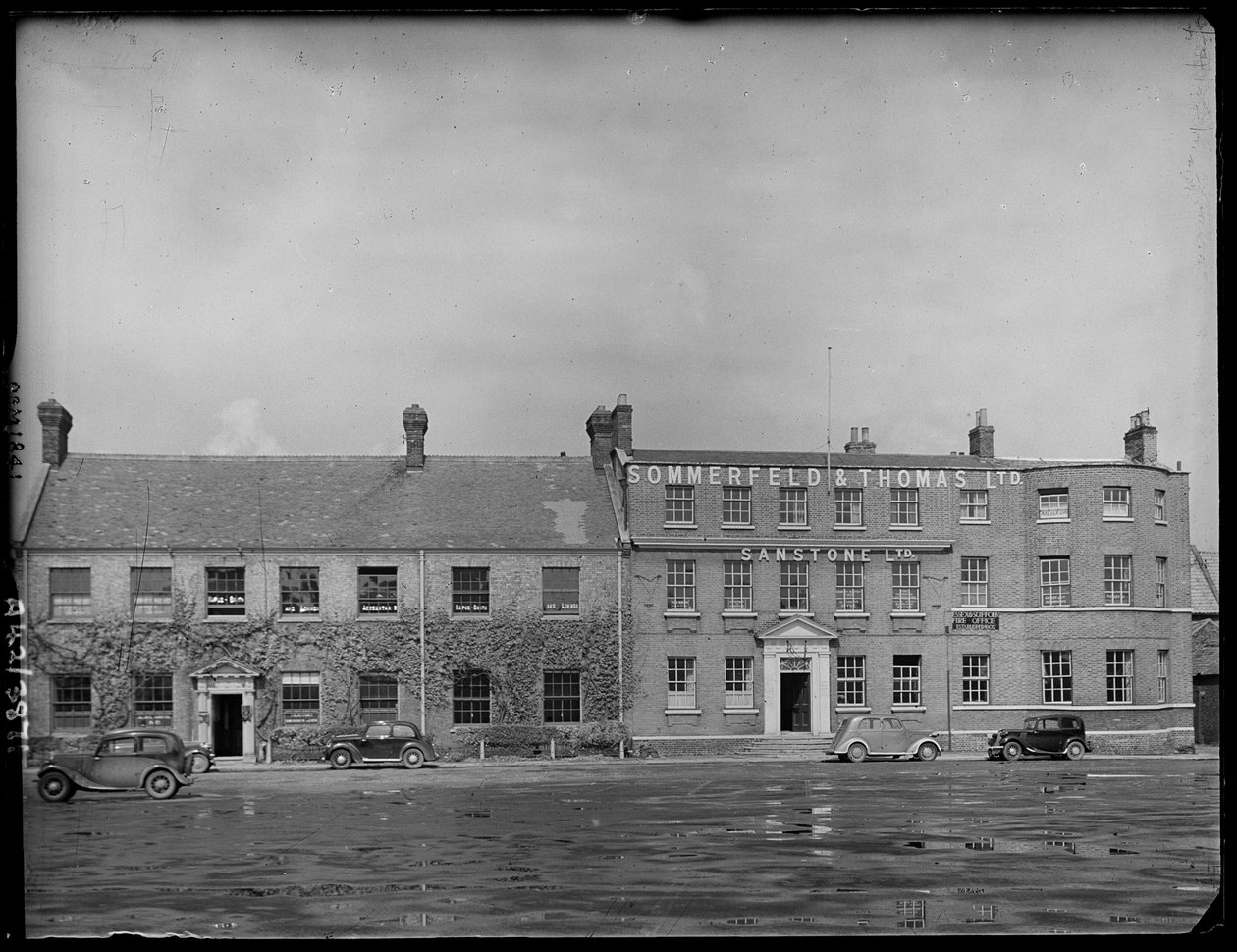 Úterní tržiště, Kings Lynn, Kings Lynn a West Norfolk, Norfolk, 1942. od George Bernard Mason
