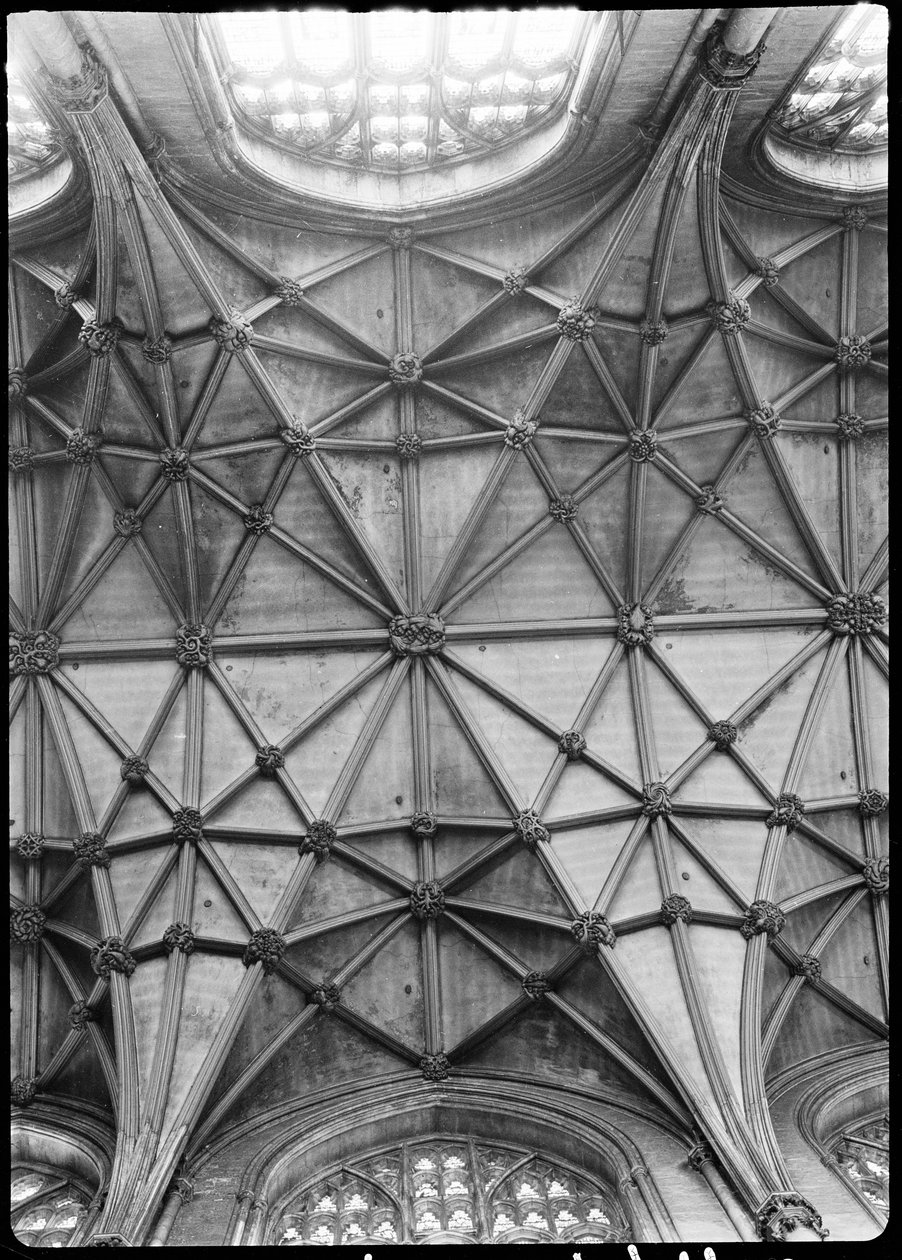 York Minster, Minster Yard, York, 1942. od George Bernard Wood