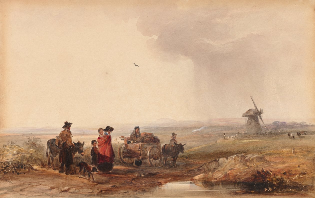Gypsy Camp, Holandsko od George Bryant Campion