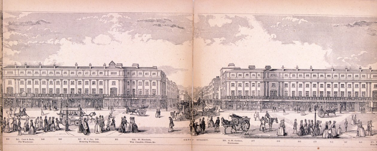 Panorama Londýna, 1849 od George C Leighton