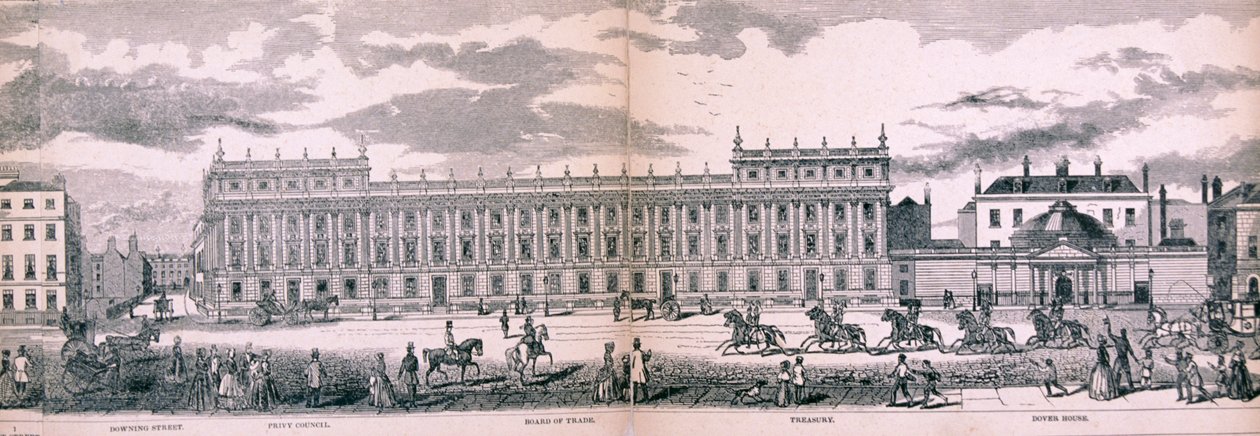 Panorama Londýna, 1849 od George C Leighton