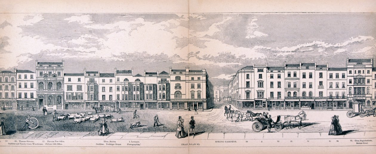 Panorama Londýna, 1849 od George C Leighton