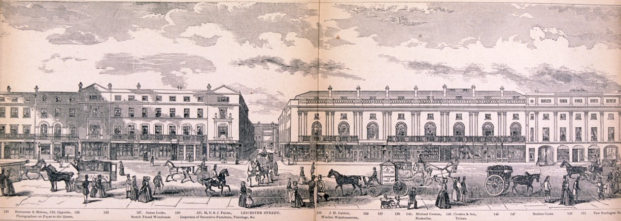 Panorama Londýna, 1849 od George C Leighton