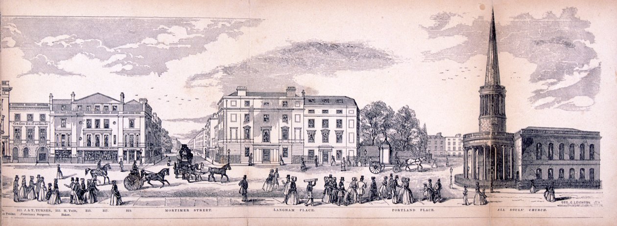 Panorama Londýna, 1849 od George C Leighton