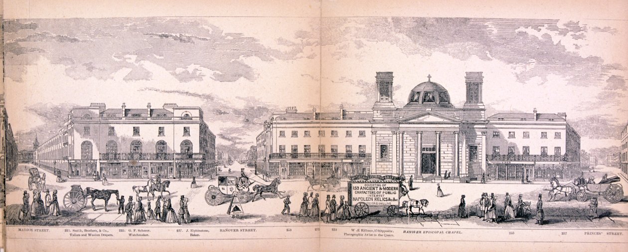 Panorama Londýna, 1849 od George C Leighton