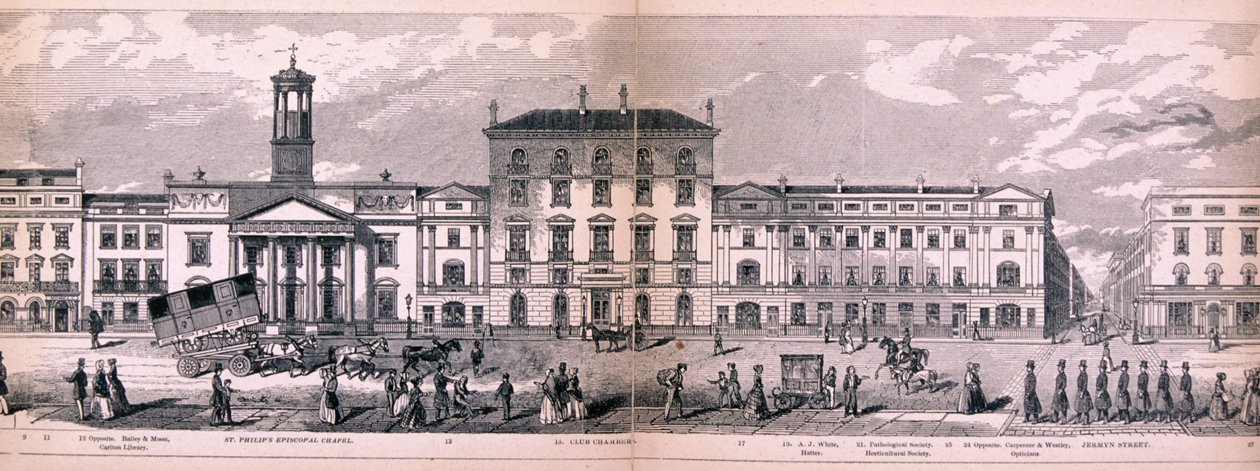 Panorama Londýna, 1849 od George C Leighton