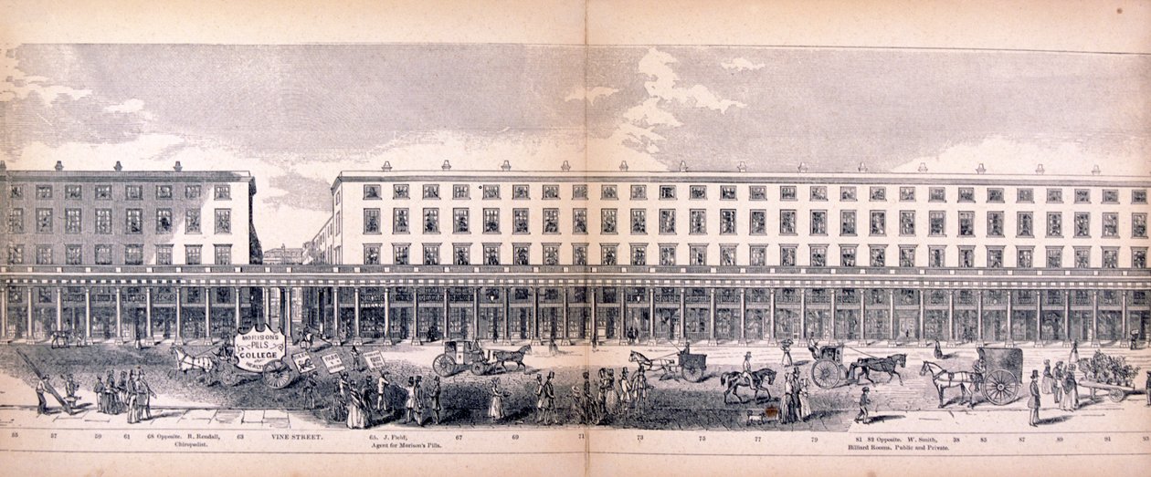 Panorama Londýna, 1849 od George C Leighton