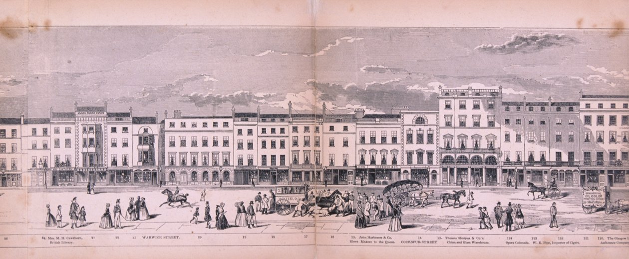 Panorama Londýna, 1849 od George C Leighton
