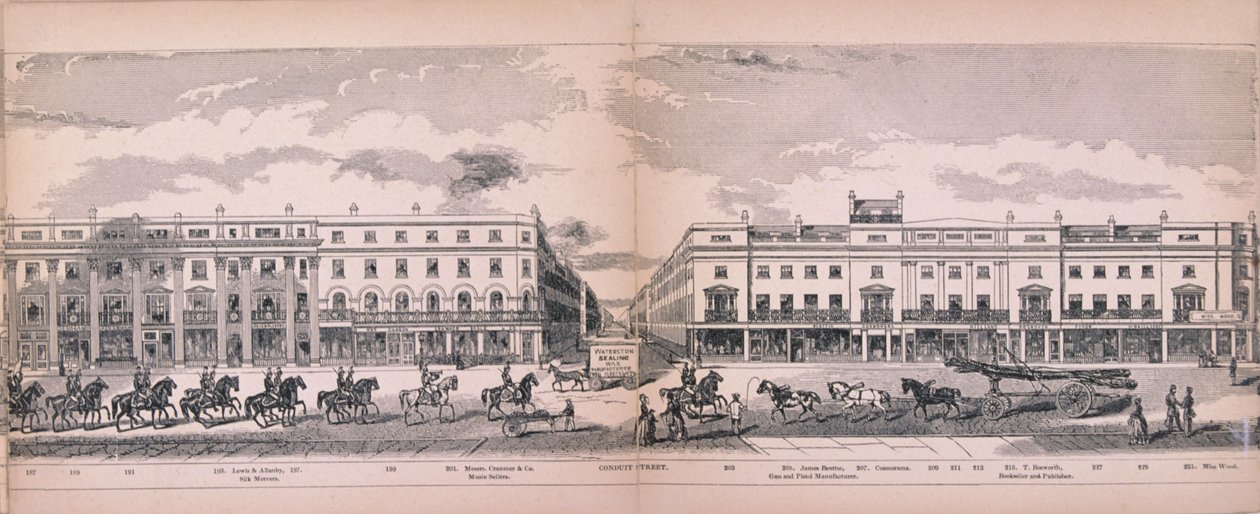 Panorama Londýna, 1849 od George C Leighton