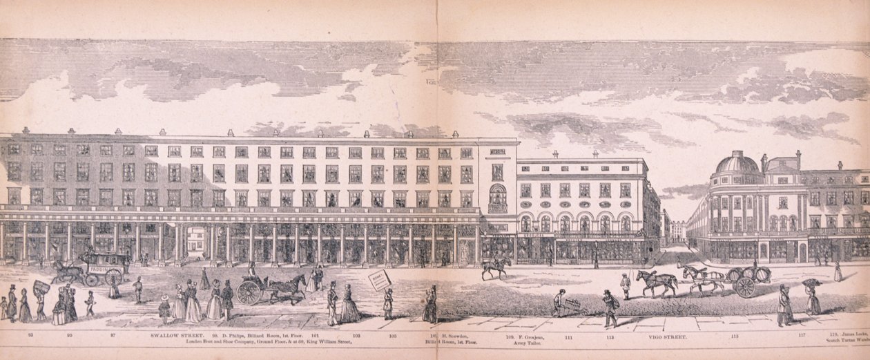Panorama Londýna, 1849 od George C Leighton