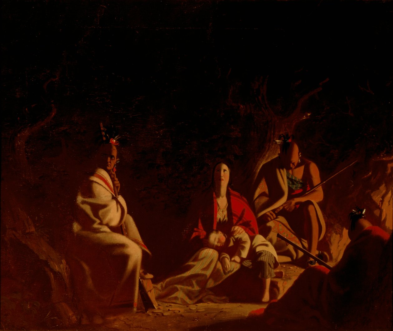 V zajetí Indiánů od George Caleb Bingham