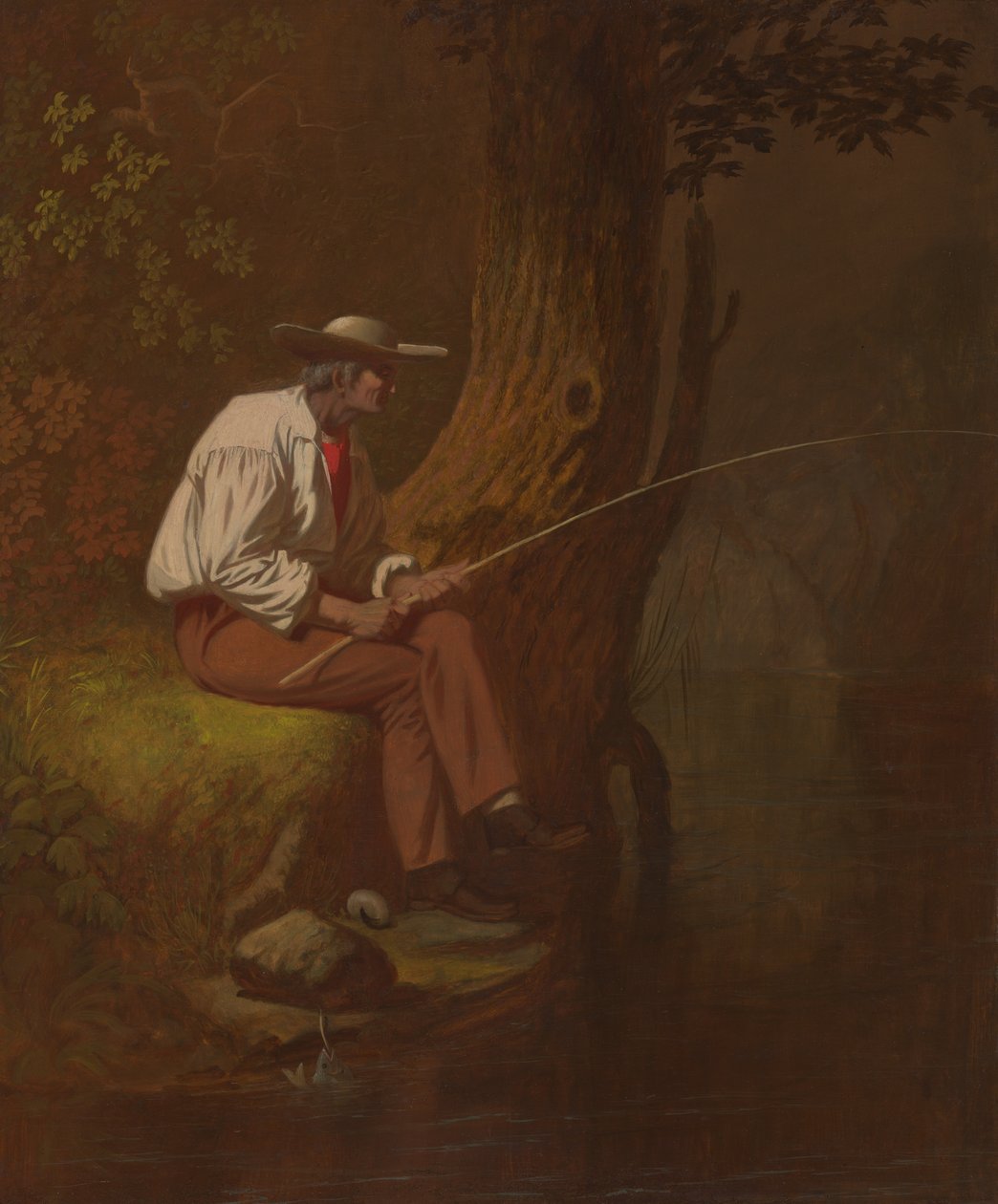 Mississippi Fisherman od George Caleb Bingham