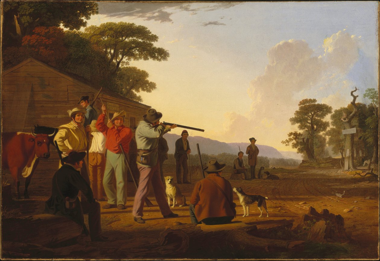 Střelba na hovězí maso od George Caleb Bingham
