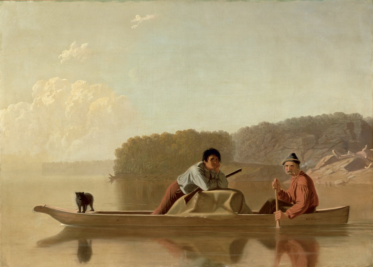 The Trappers Return, 1851 od George Caleb Bingham
