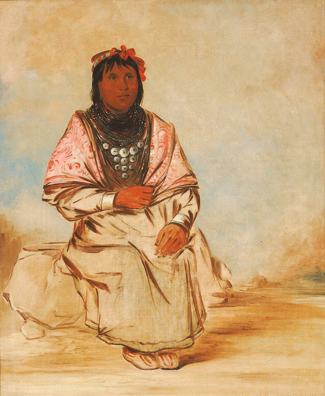 Seminolská žena od George Catlin