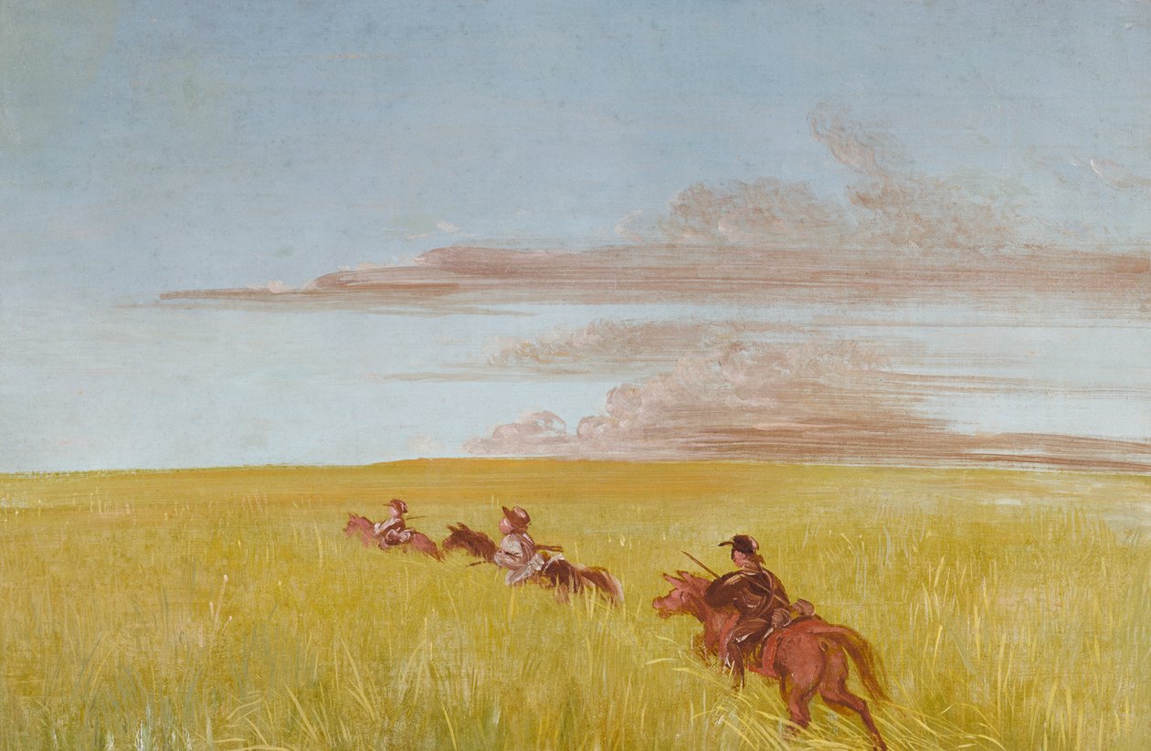 Bogard, Batiste a já, Cestování skrz dno Missouri, 1837-1839. od George Catlin