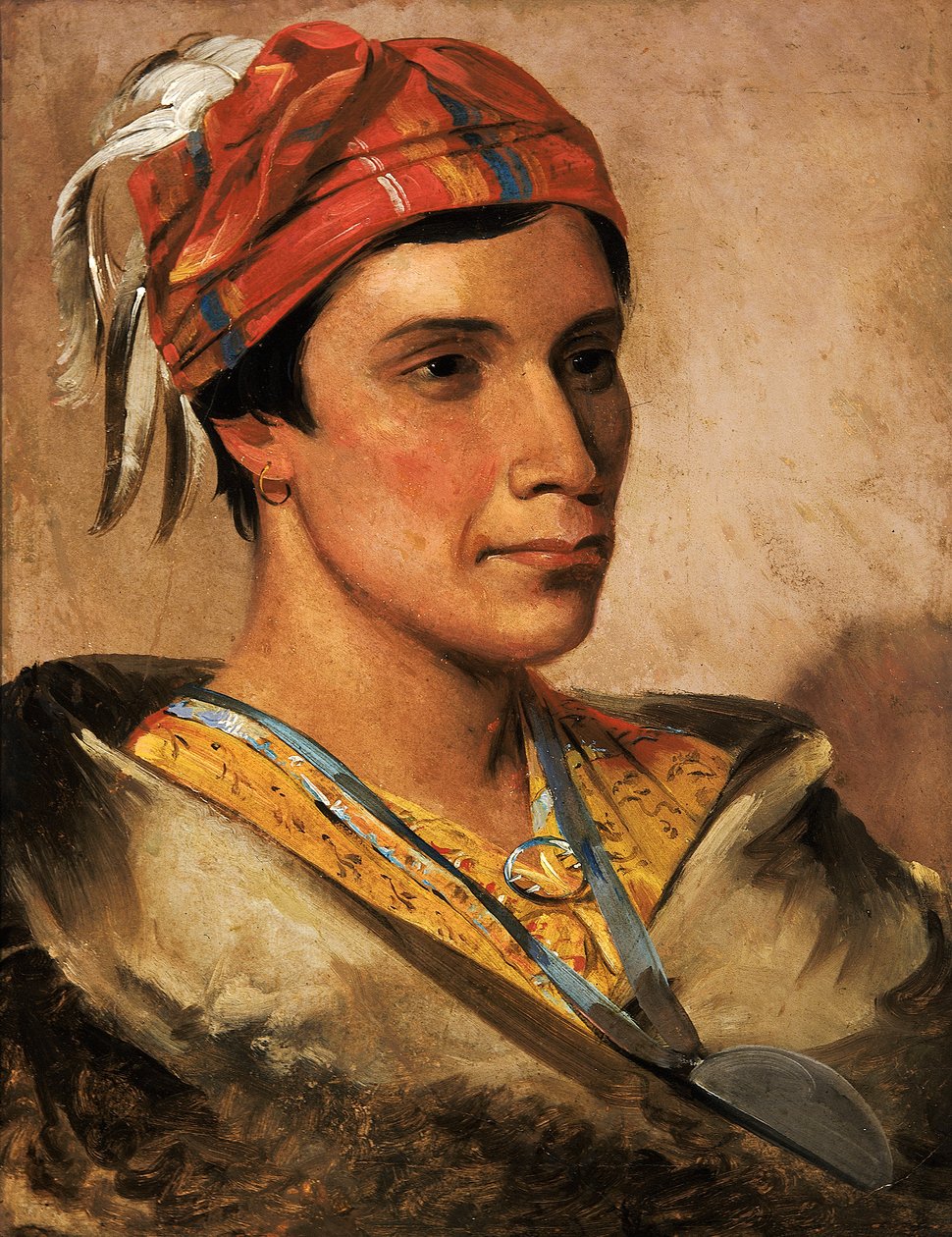 Chléb, náčelník kmene, 1831. od George Catlin