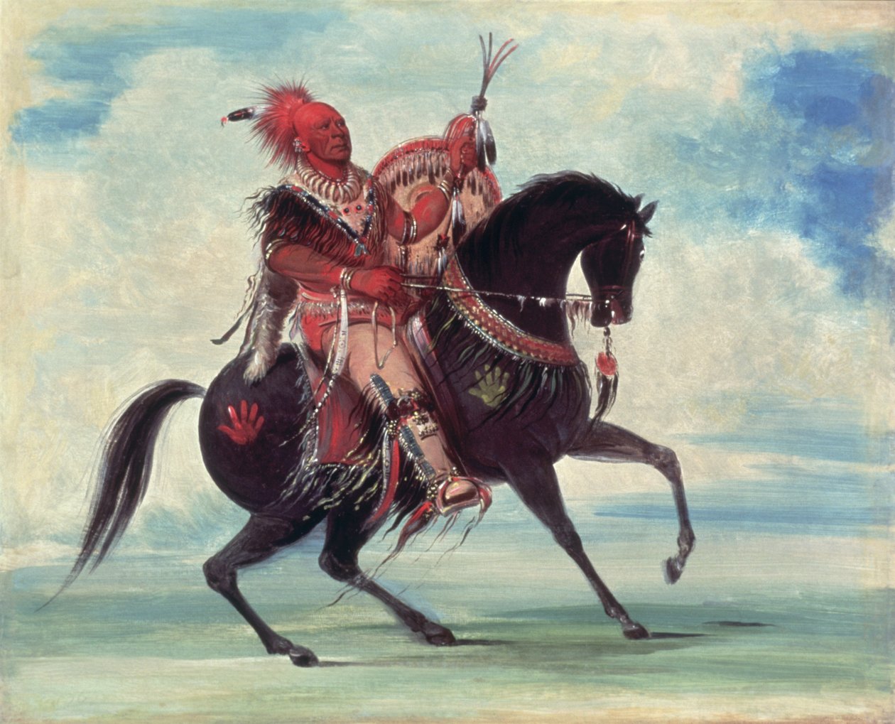 Náčelník Keokuk od George Catlin