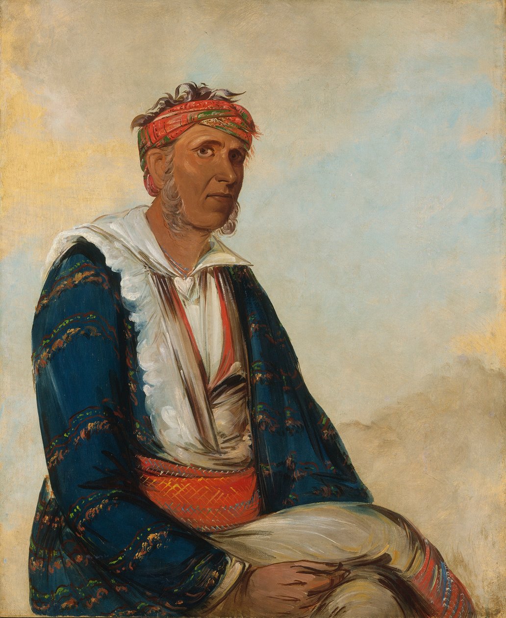 Cól-lee, náčelník skupiny od George Catlin