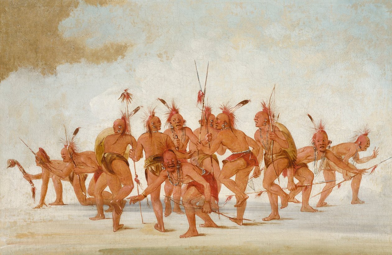 Discovery Dance, Sac and Fox od George Catlin