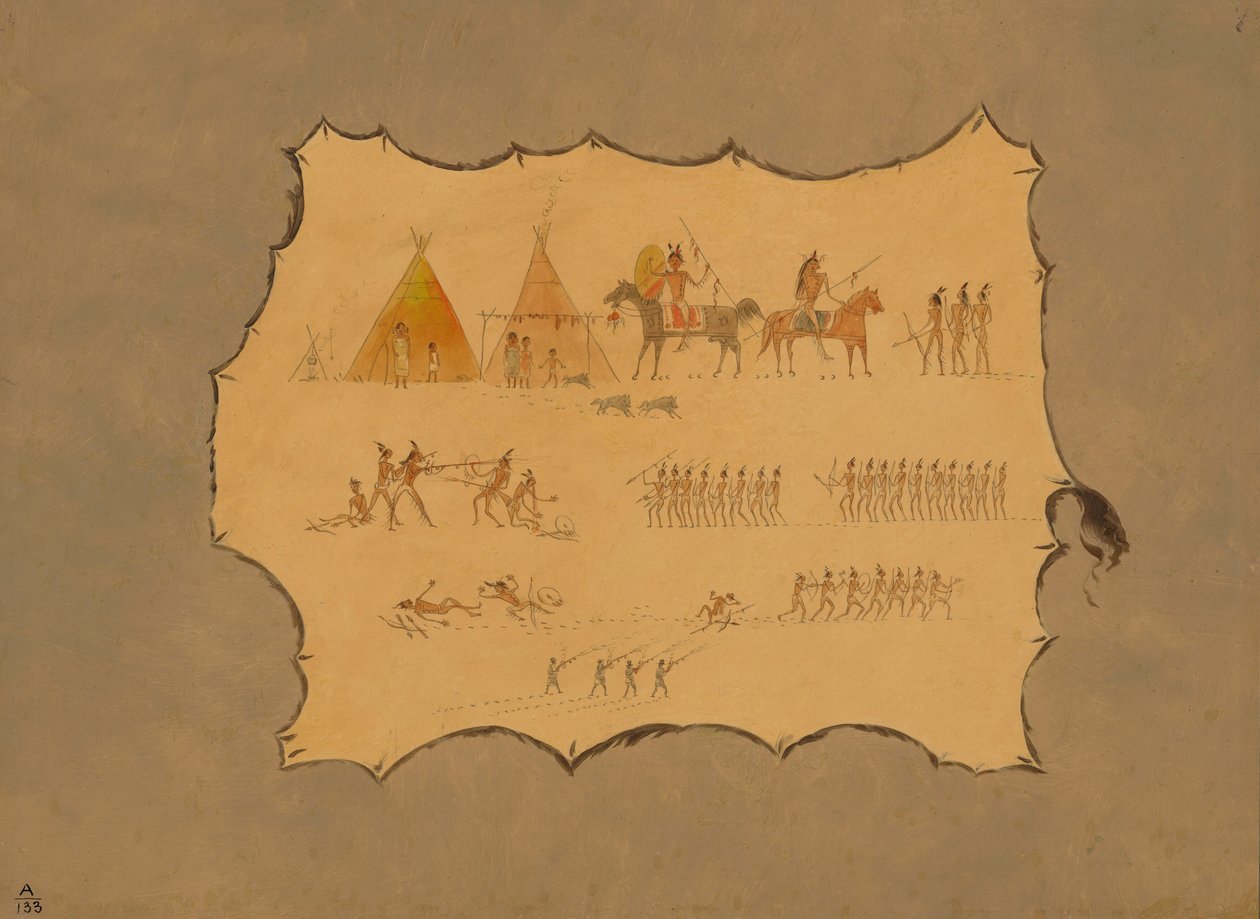 Faksimile šajenského roucha, 18611869. od George Catlin