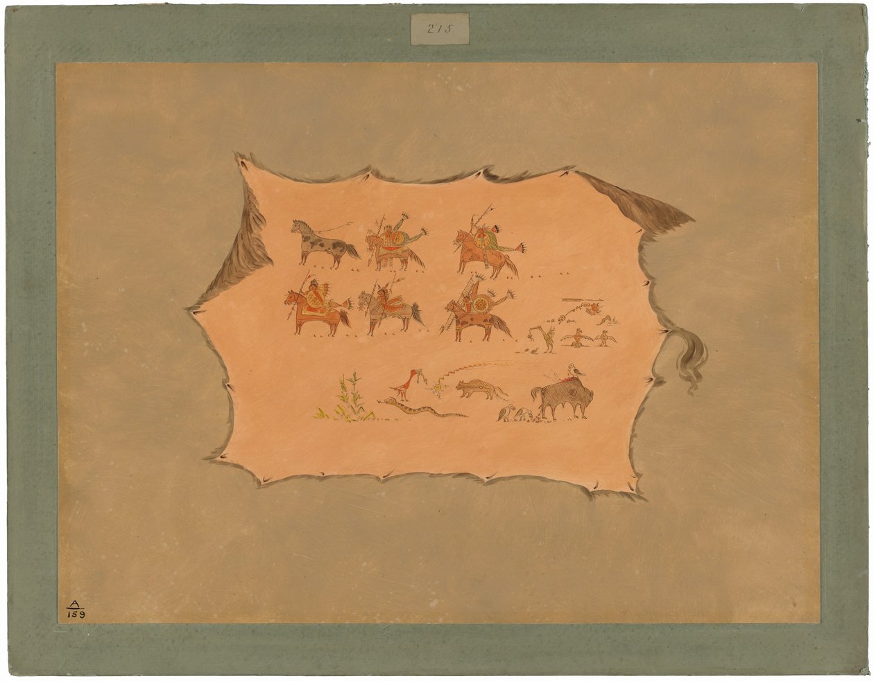 Faksimile doktorského roucha Pawnee od George Catlin