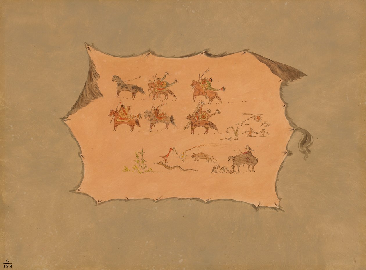 Faksimile doktorského roucha Pawnee, 18611869. od George Catlin