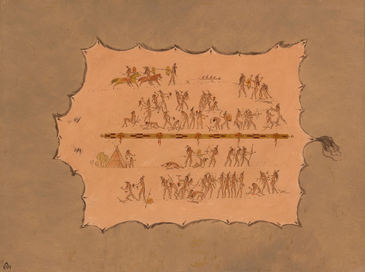 Faksimile siouxského roucha, 18611869. od George Catlin