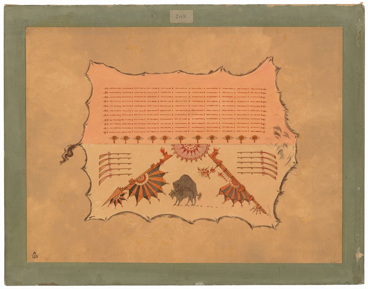 Faksimile róby z Omahy od George Catlin