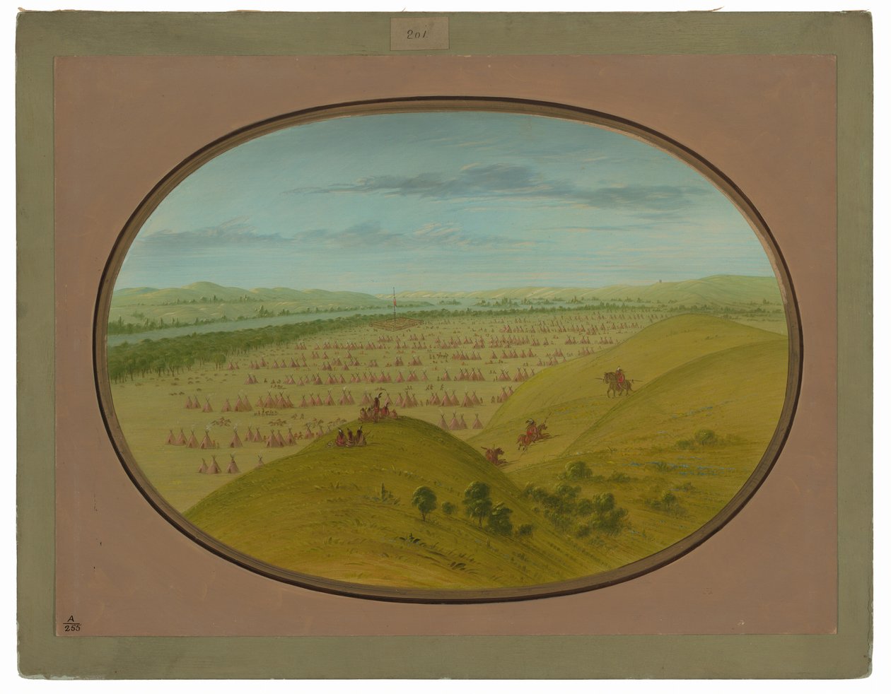 Pevnost Stone od George Catlin