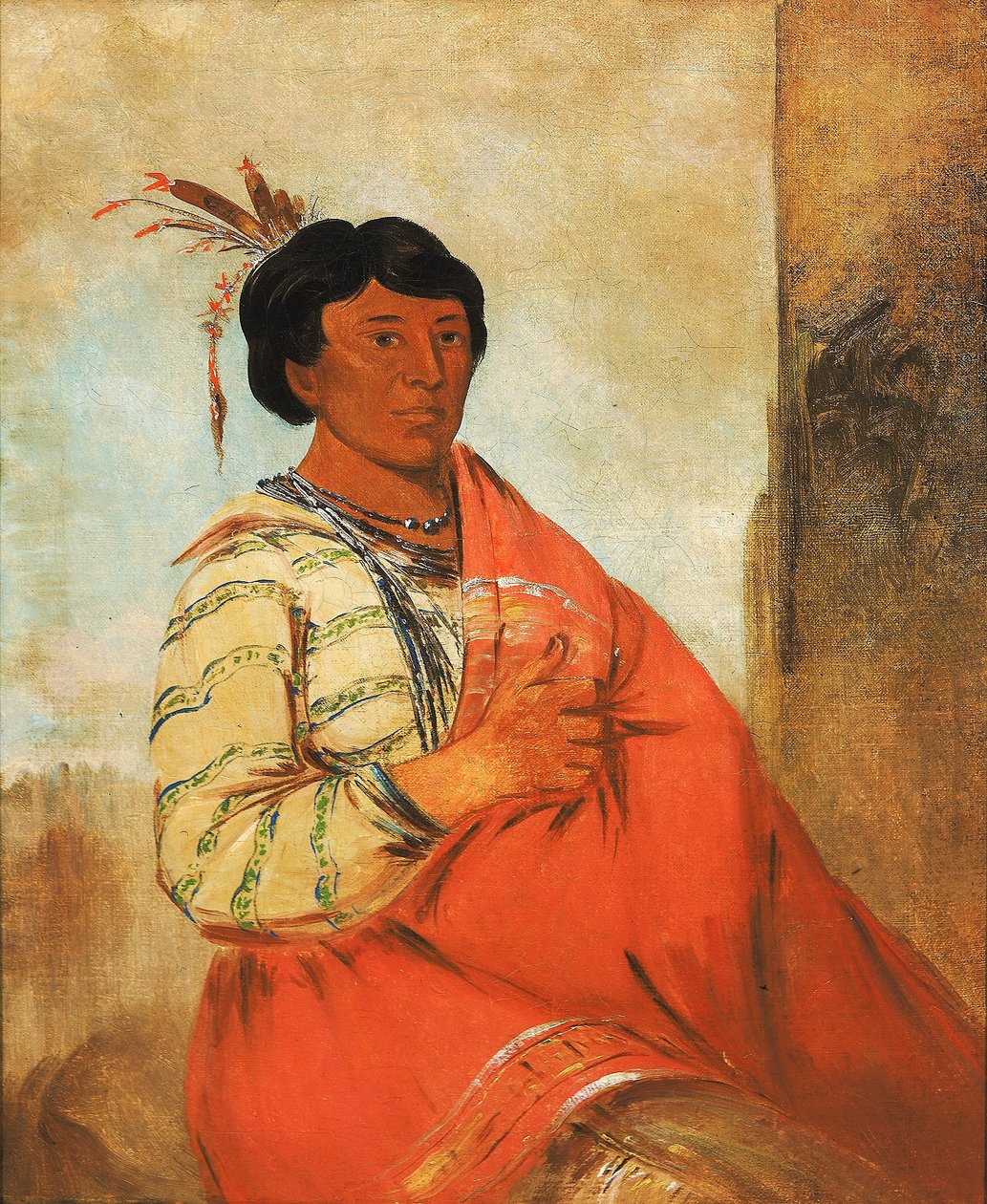 Gaw-záw-que-dung, Ten, který haló od George Catlin