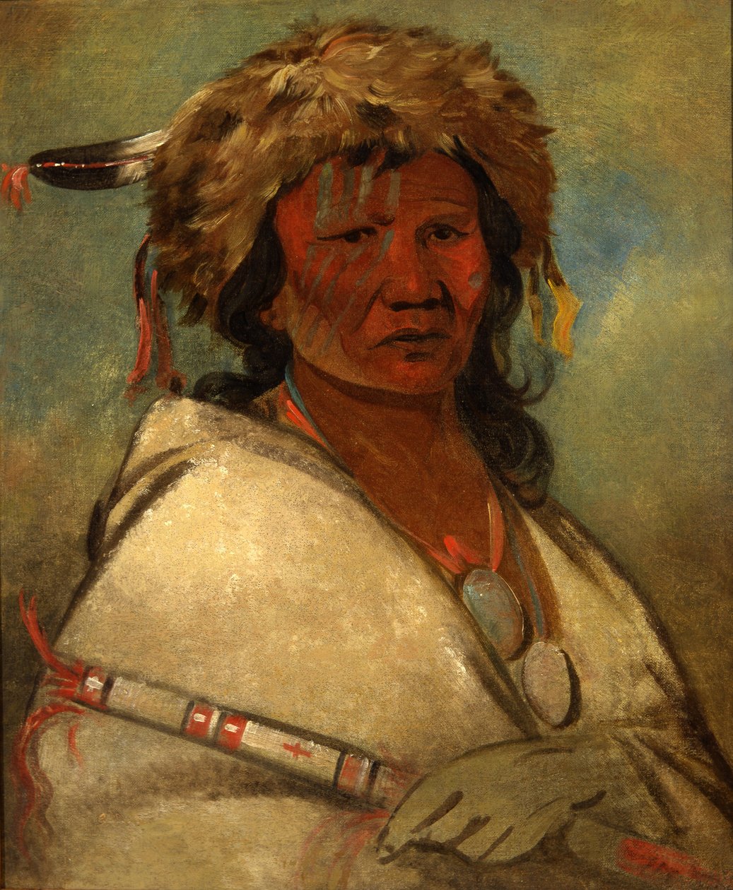 Velký hrdina, náčelník od George Catlin