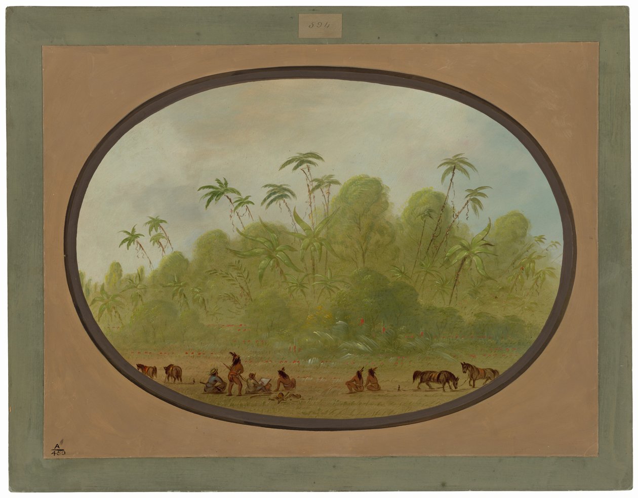 Zastávka k vytvoření skici od George Catlin