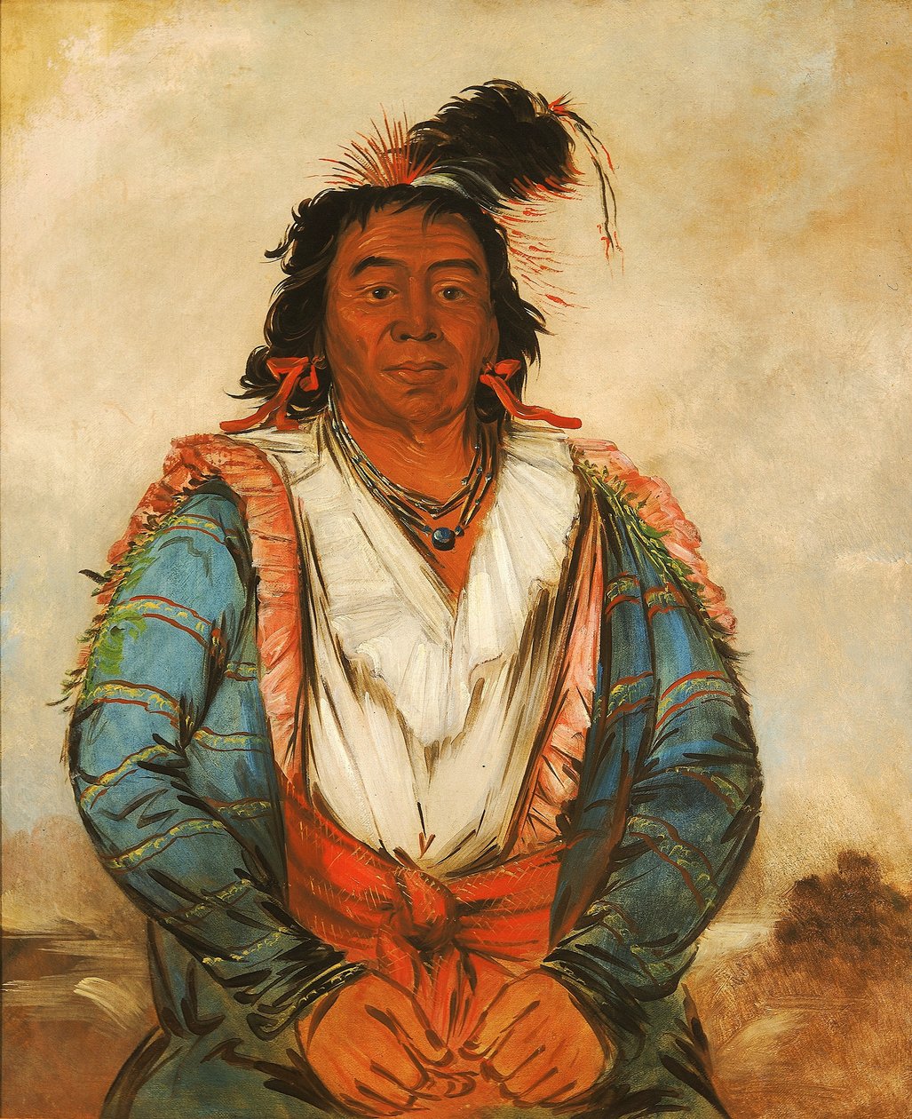 Hose-put-o-káw-gee, Statečný od George Catlin