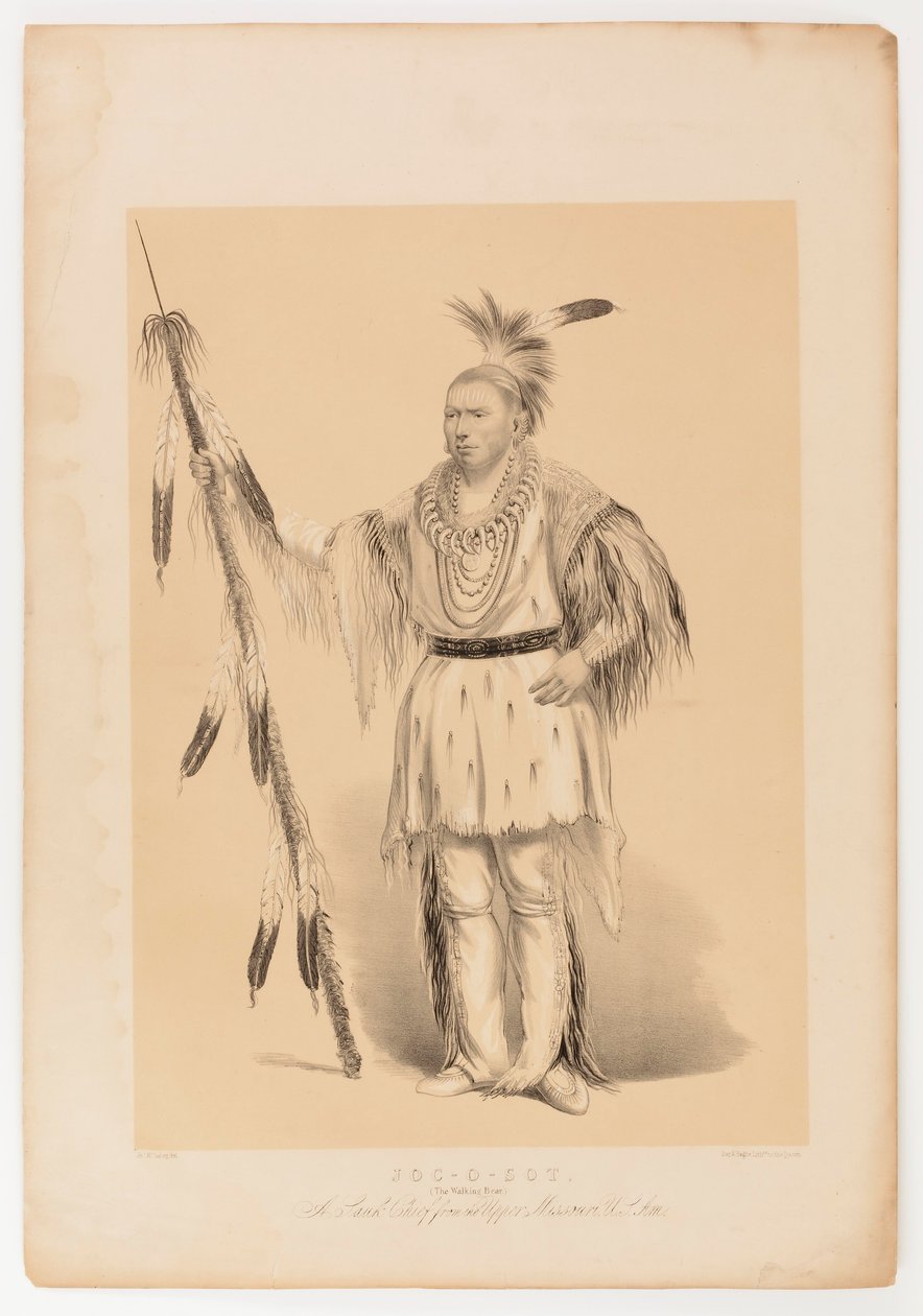 Joc-o-sot, chodící medvěd od George Catlin