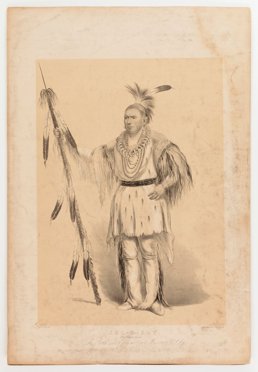 Joc-o-sot, chodící medvěd od George Catlin
