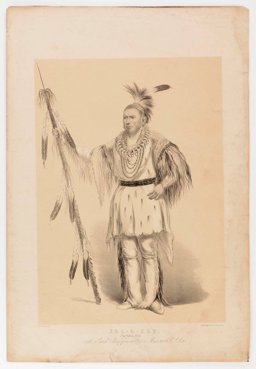 Joc-o-sot, chodící medvěd od George Catlin
