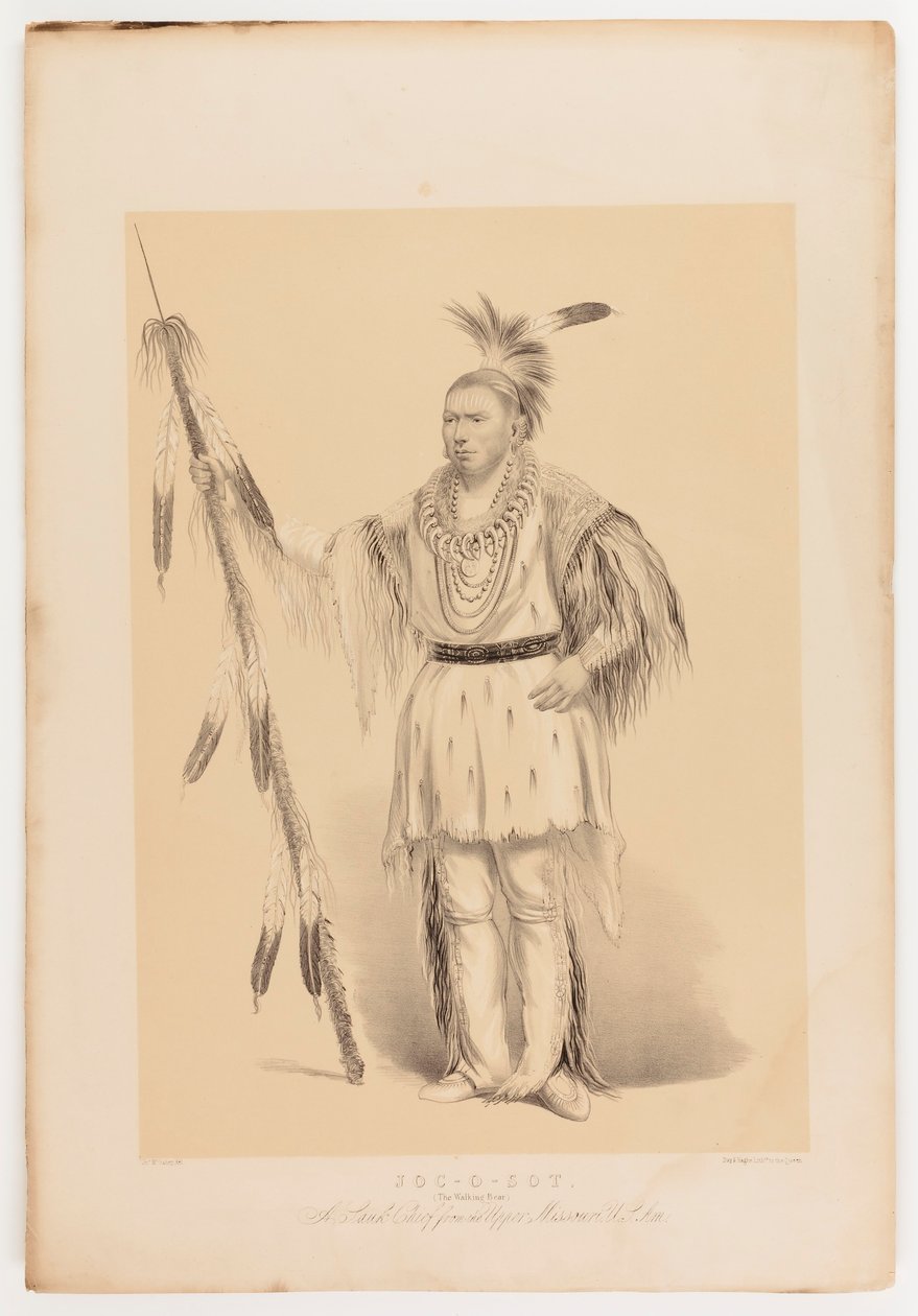 Joc-o-sot, chodící medvěd od George Catlin
