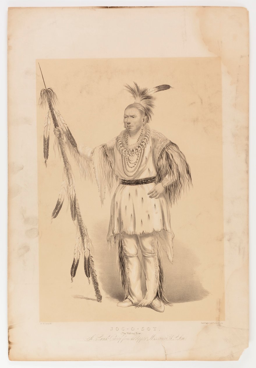Joc-o-sot, chodící medvěd od George Catlin