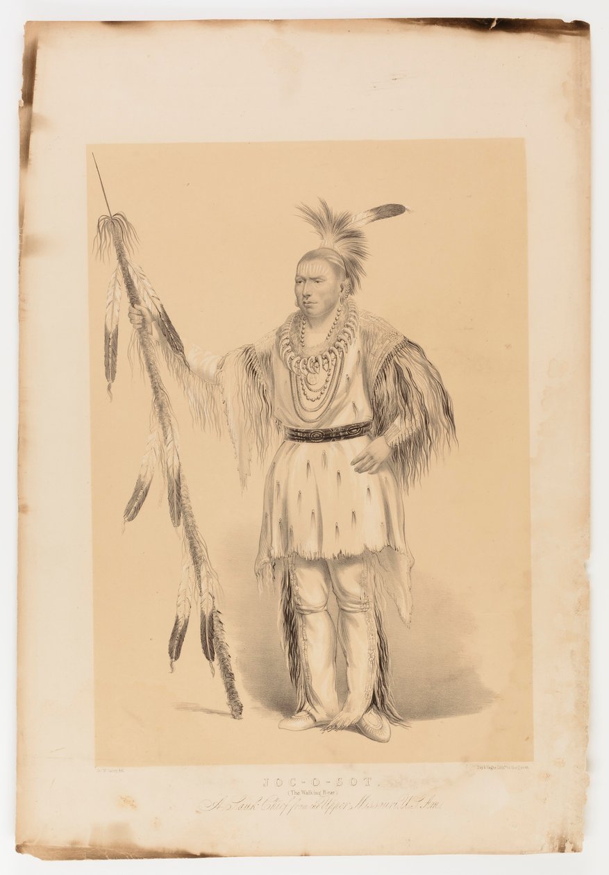 Joc-o-sot, chodící medvěd od George Catlin
