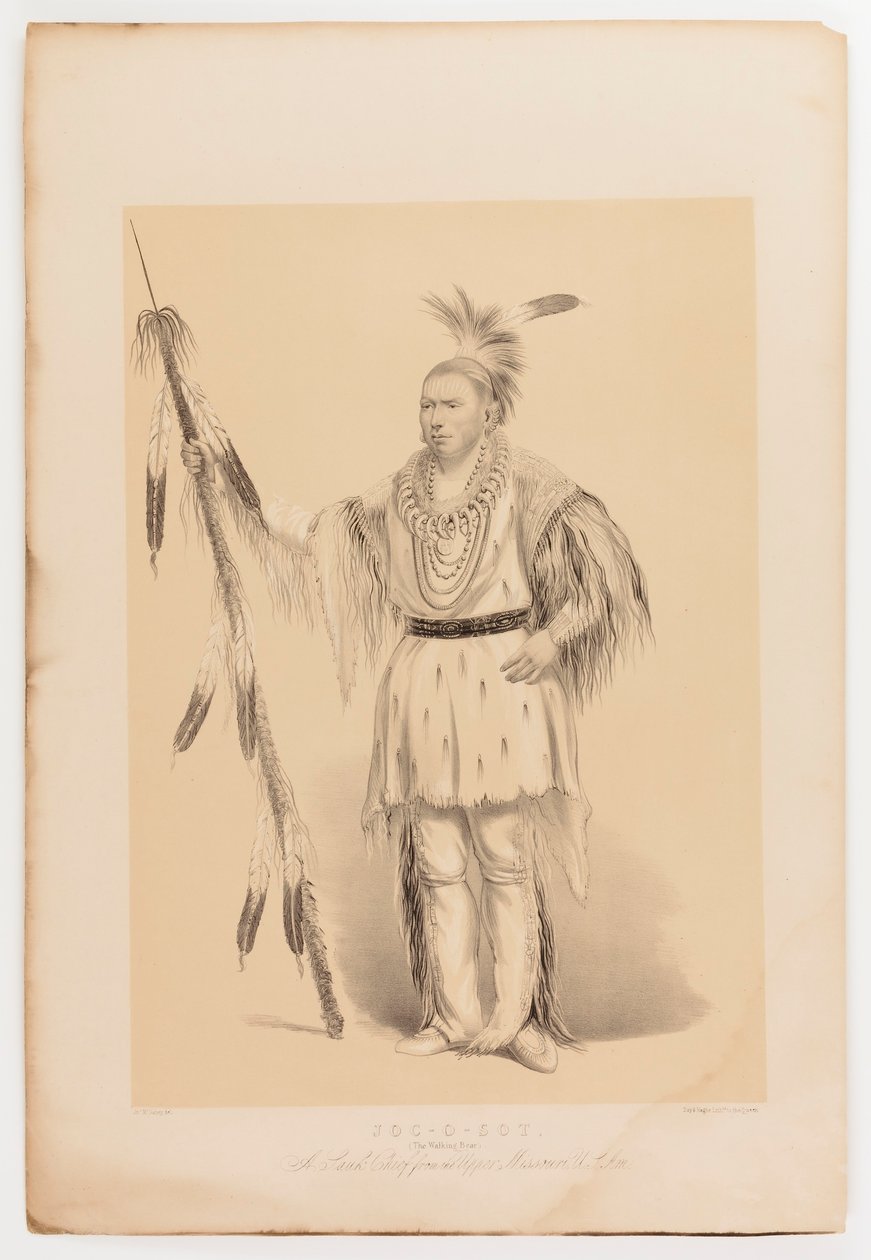 Joc-o-sot, chodící medvěd od George Catlin