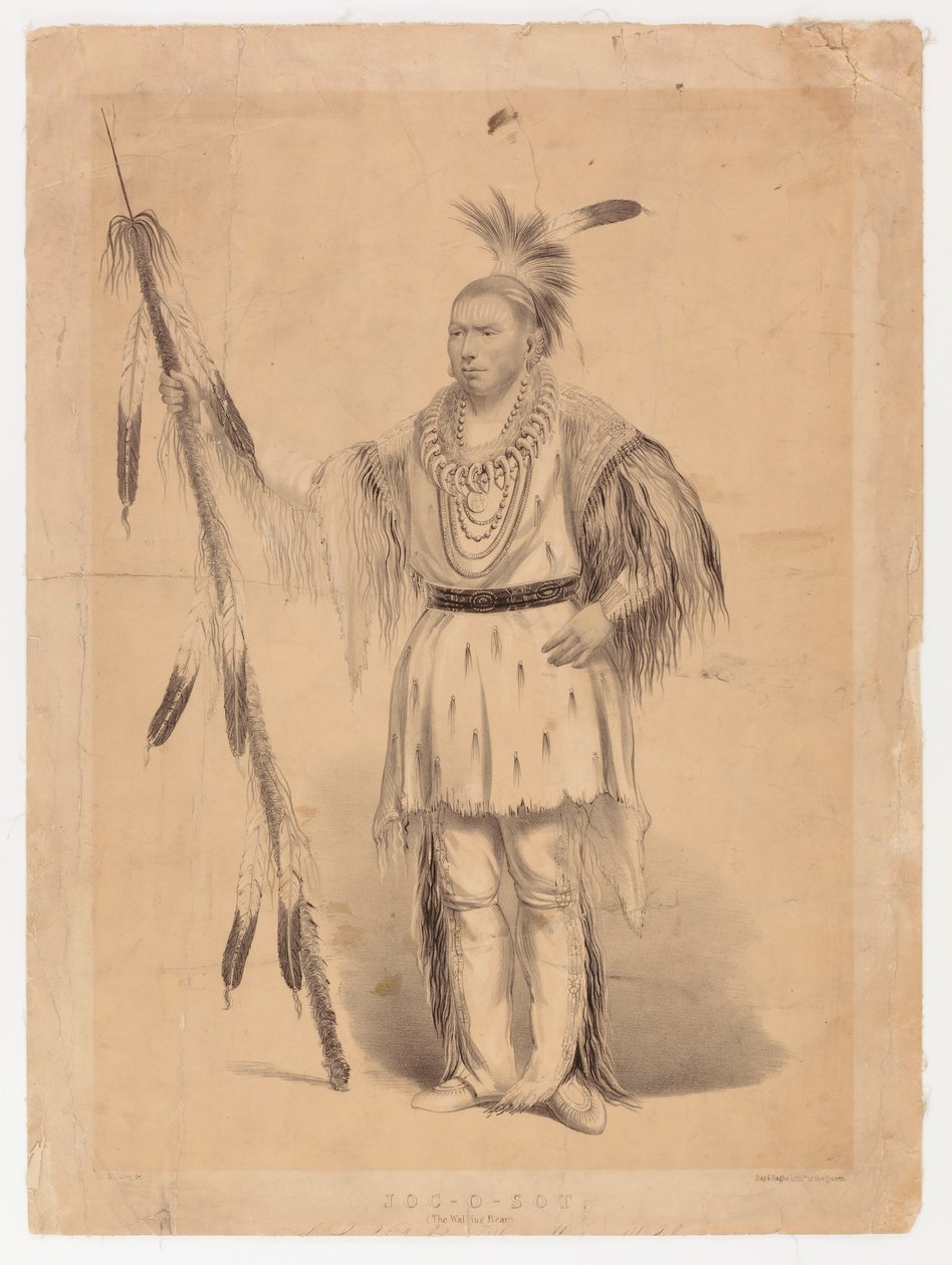 Joc-o-sot, chodící medvěd od George Catlin