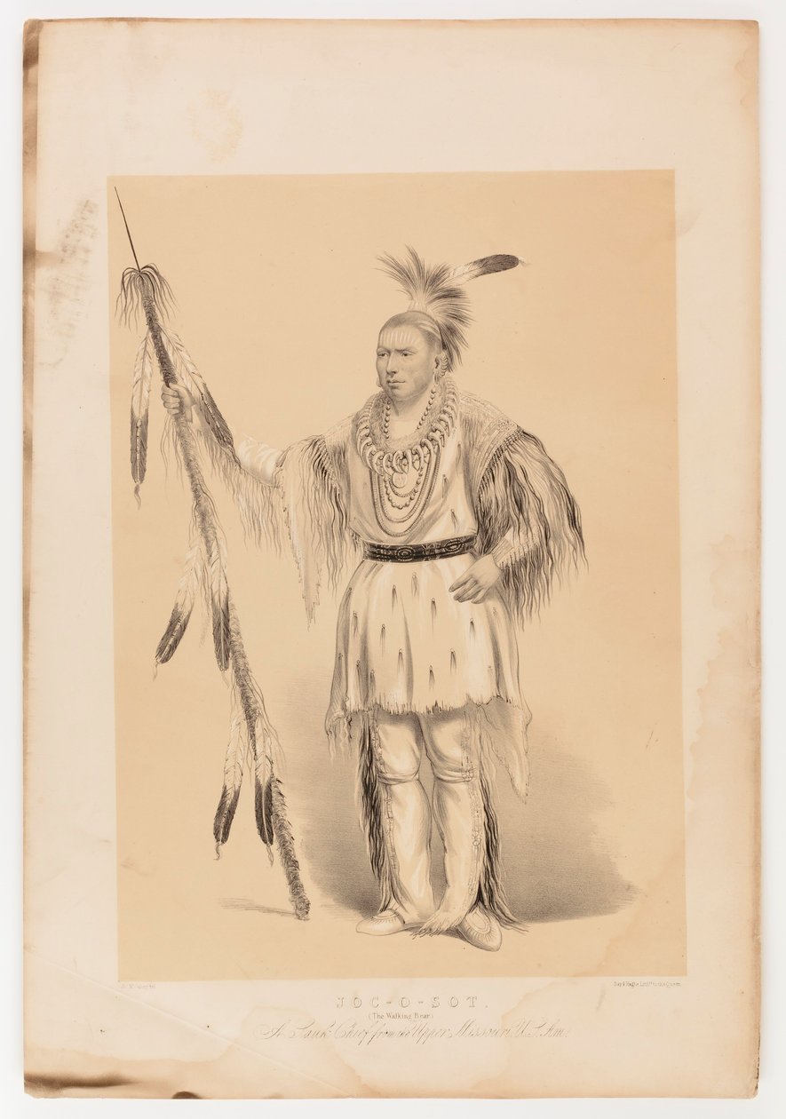 Joc-o-sot, chodící medvěd od George Catlin